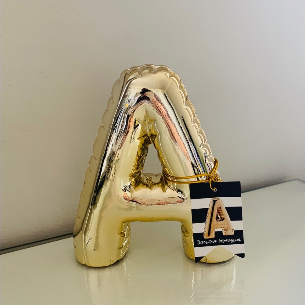 ❗️NEW decorative monogram letter A in gold ❗️